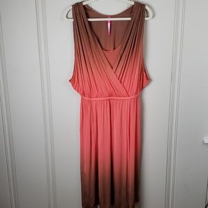 Anthro Plenty by Tracy Reese Ombre Faux Wrap Dress